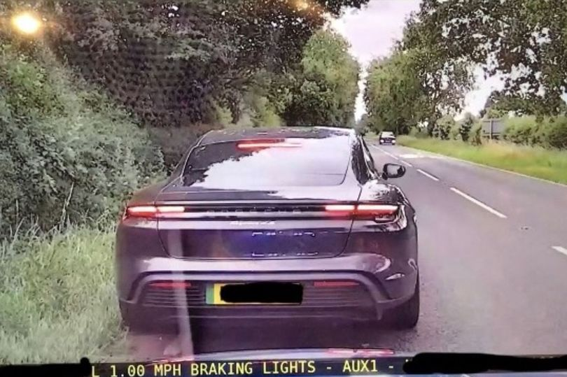 Electric Macan EV "Driver of luxury Porsche caught speeding at more than 120mph on leafy Cheshire road" Article 1688765303886