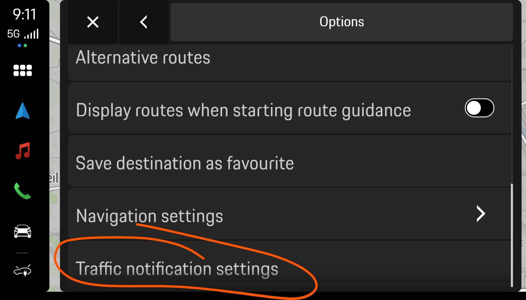 Electric Macan EV Traffic Announcement setting / option? 1736719208682-t1