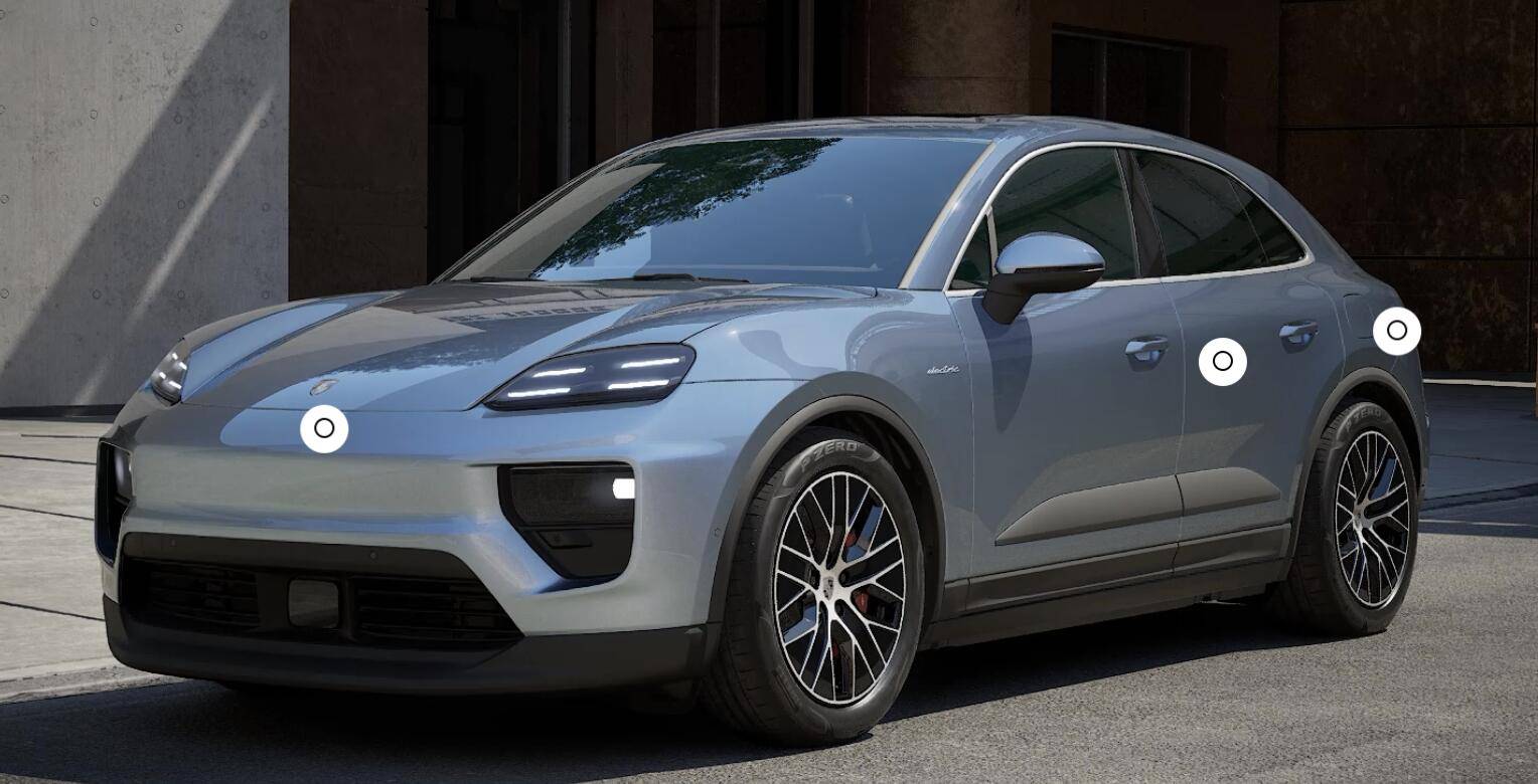 Electric Macan EV FROZEN BLUE Macan EV Photos Thread Fountain