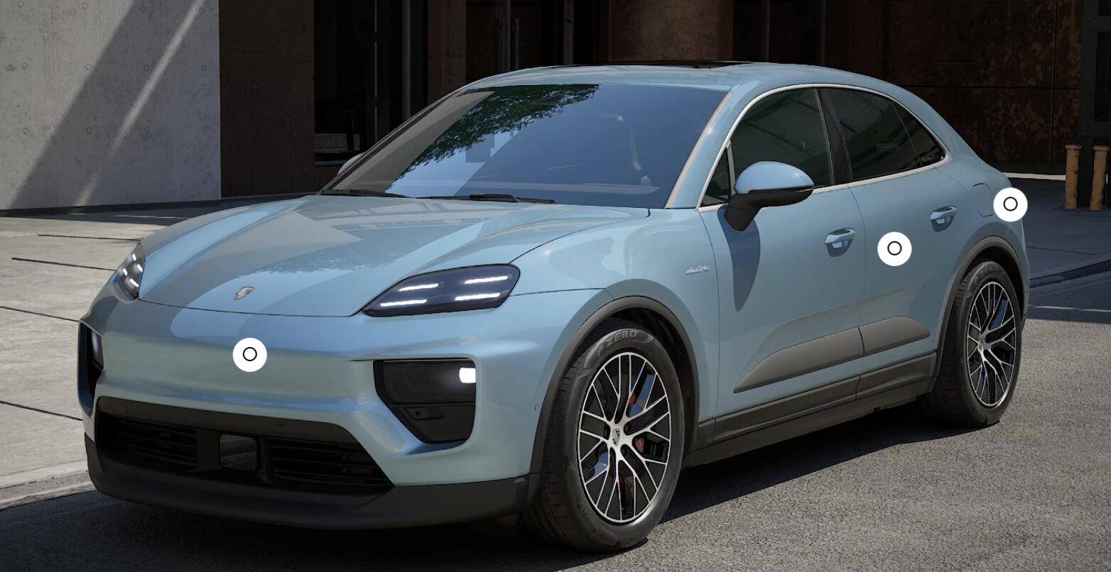 Electric Macan EV FROZEN BLUE Macan EV Photos Thread Frozen