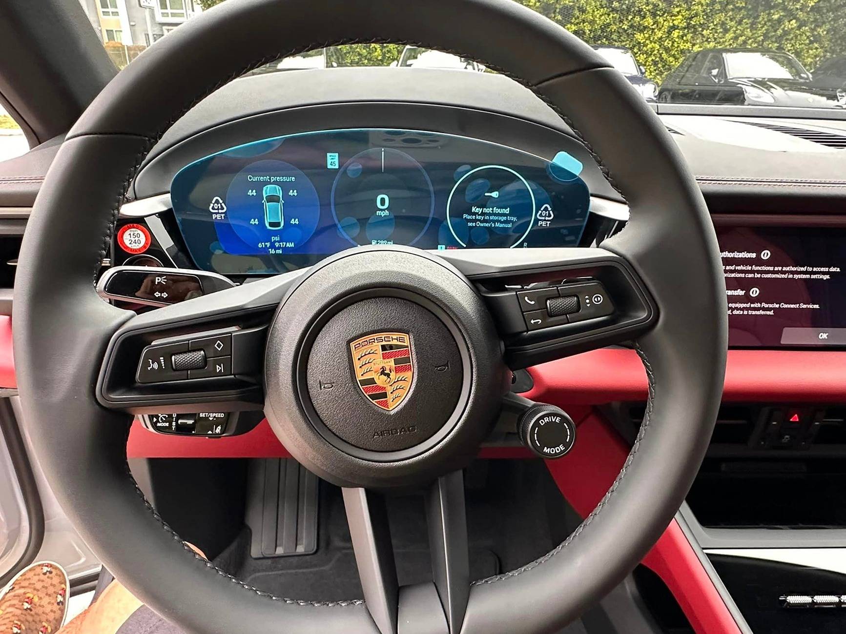 Macan EV ICE GREY Macan EV Photos Thread ice grey bordeaux red interior macan ev 2