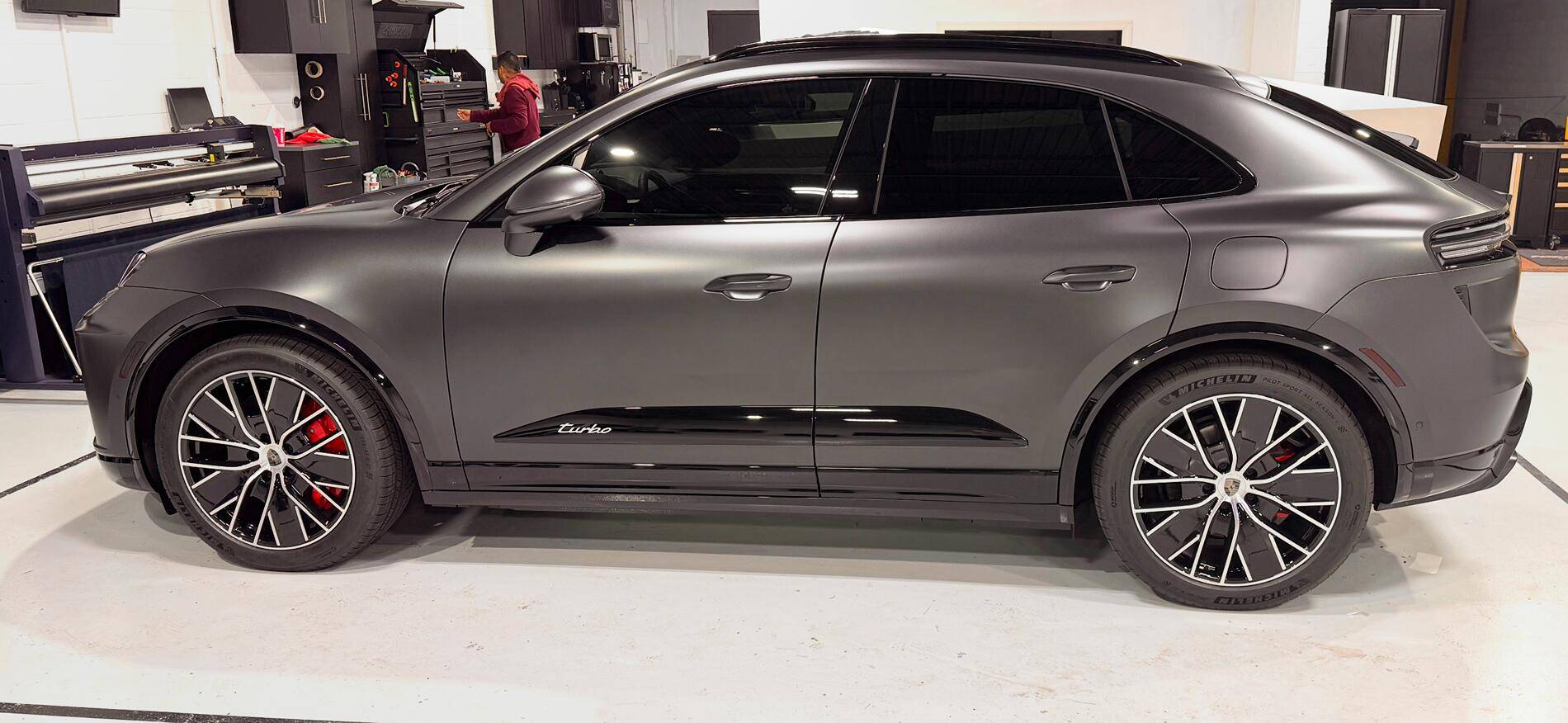 Electric Macan EV From Taycan 4s CT to Macan Turbo Volcano Grey Metallic with XPEL Stealth PPF IMG_0049