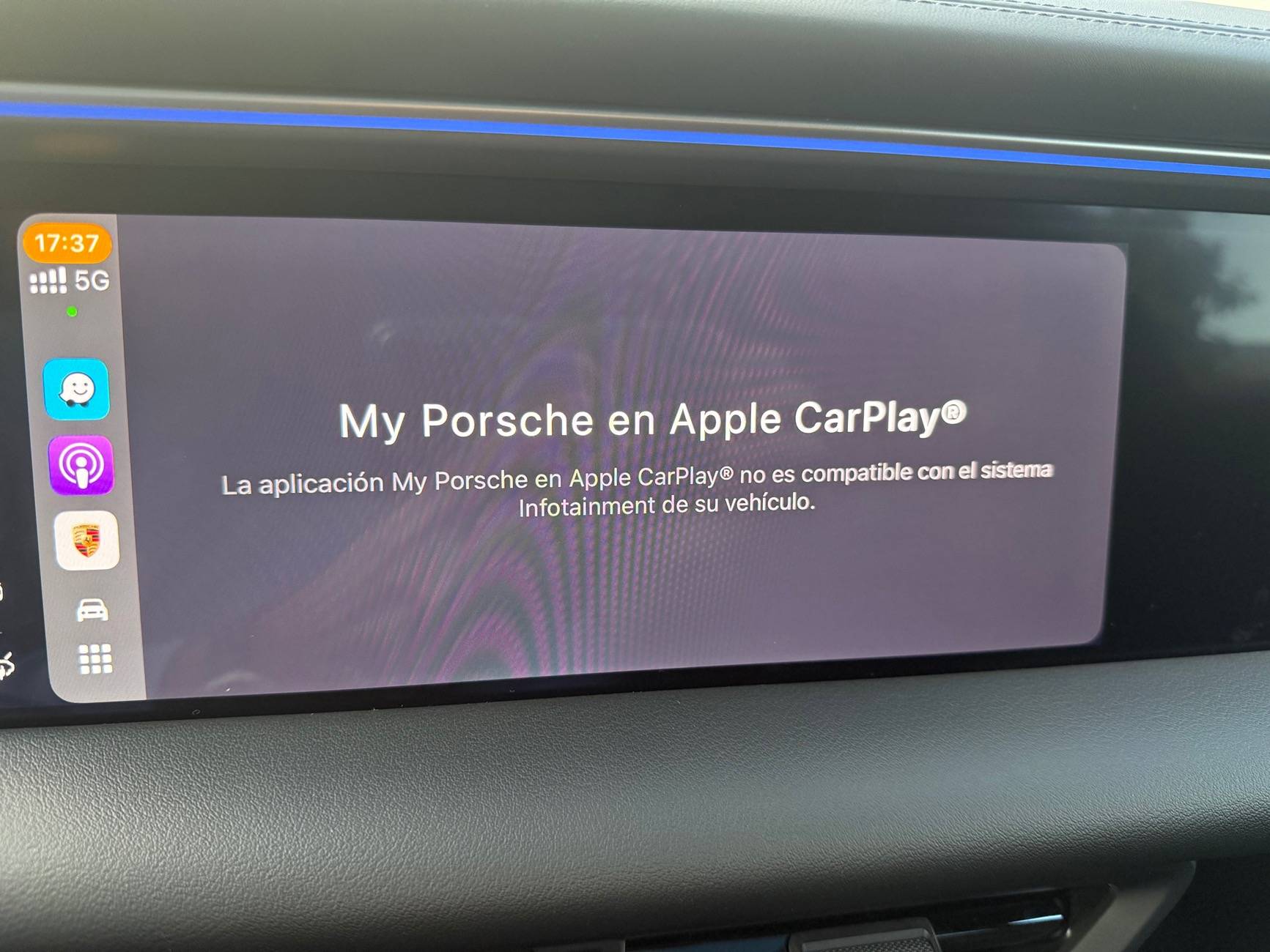 Electric Macan EV Carplay MyPorsche app not working IMG_0070