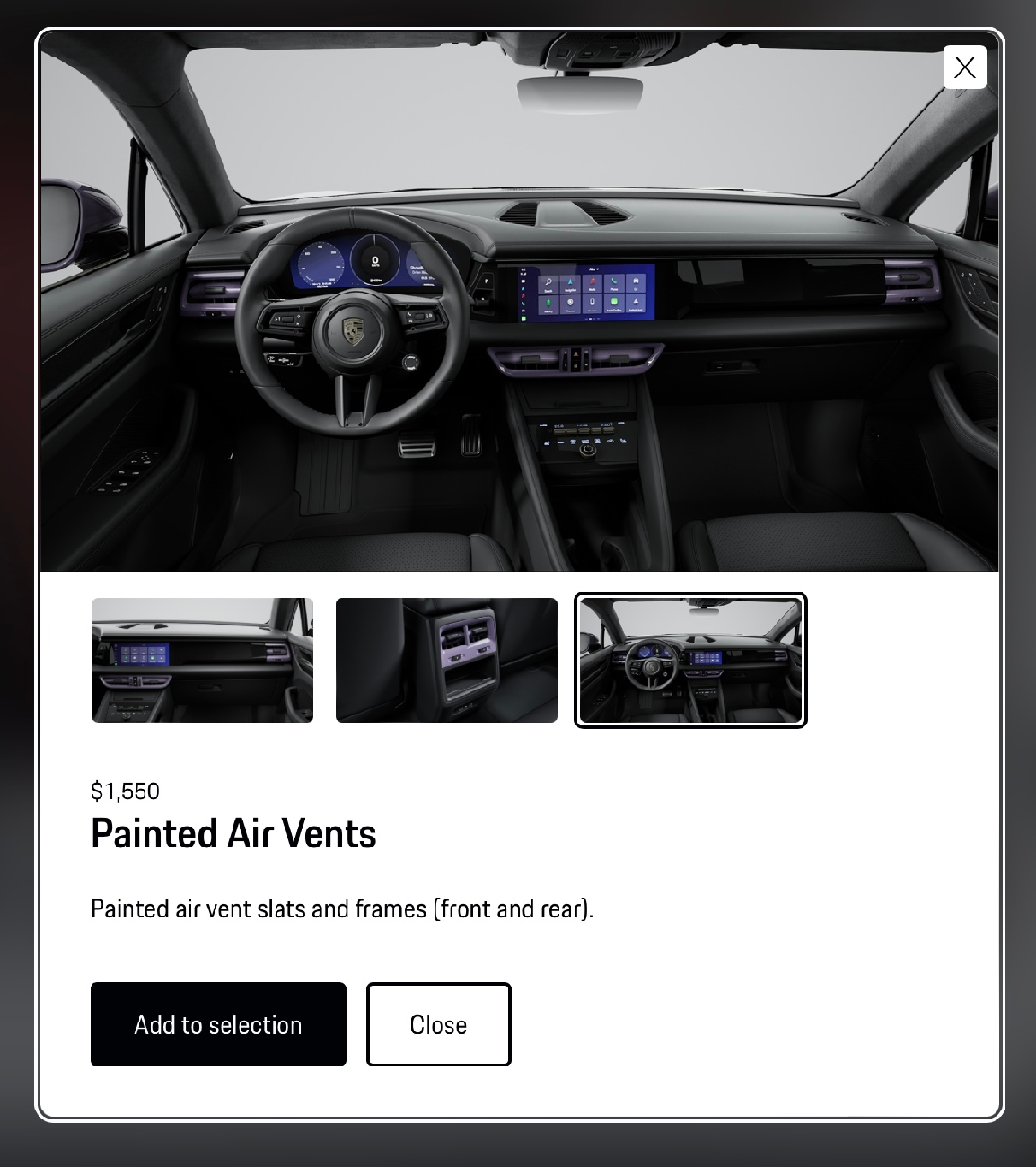 Macan EV New options added to the configurator IMG_0519