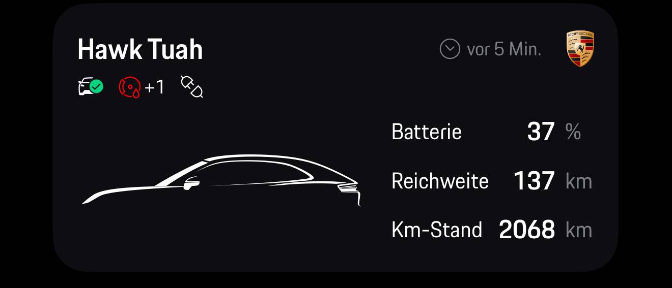 Electric Macan EV New My Porsche app version (14.0) now available. Adds pre-climate toggle to the iPhone control center IMG_0748