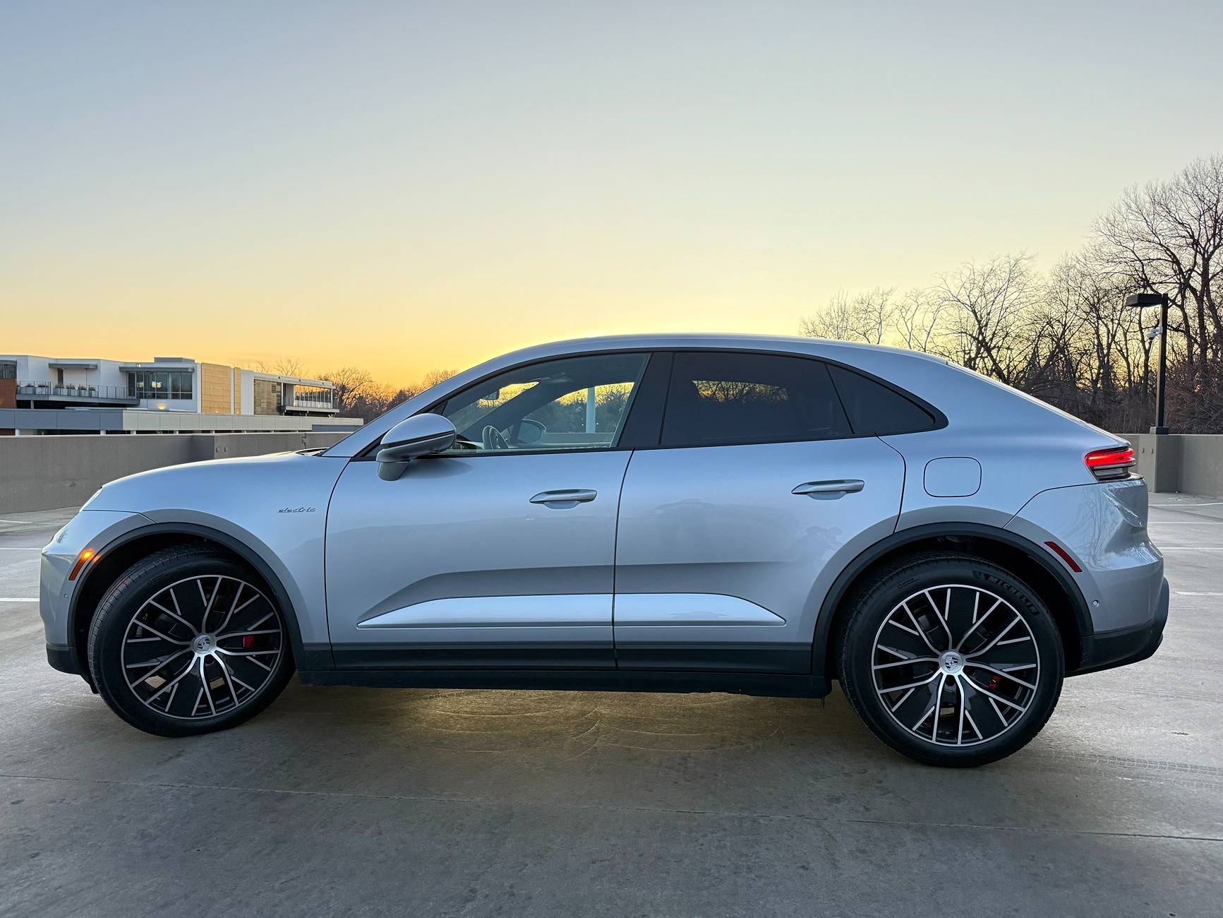 Electric Macan EV 4S Just Delivered! Dolomite Silver + Truffle Brown Interior IMG_0926