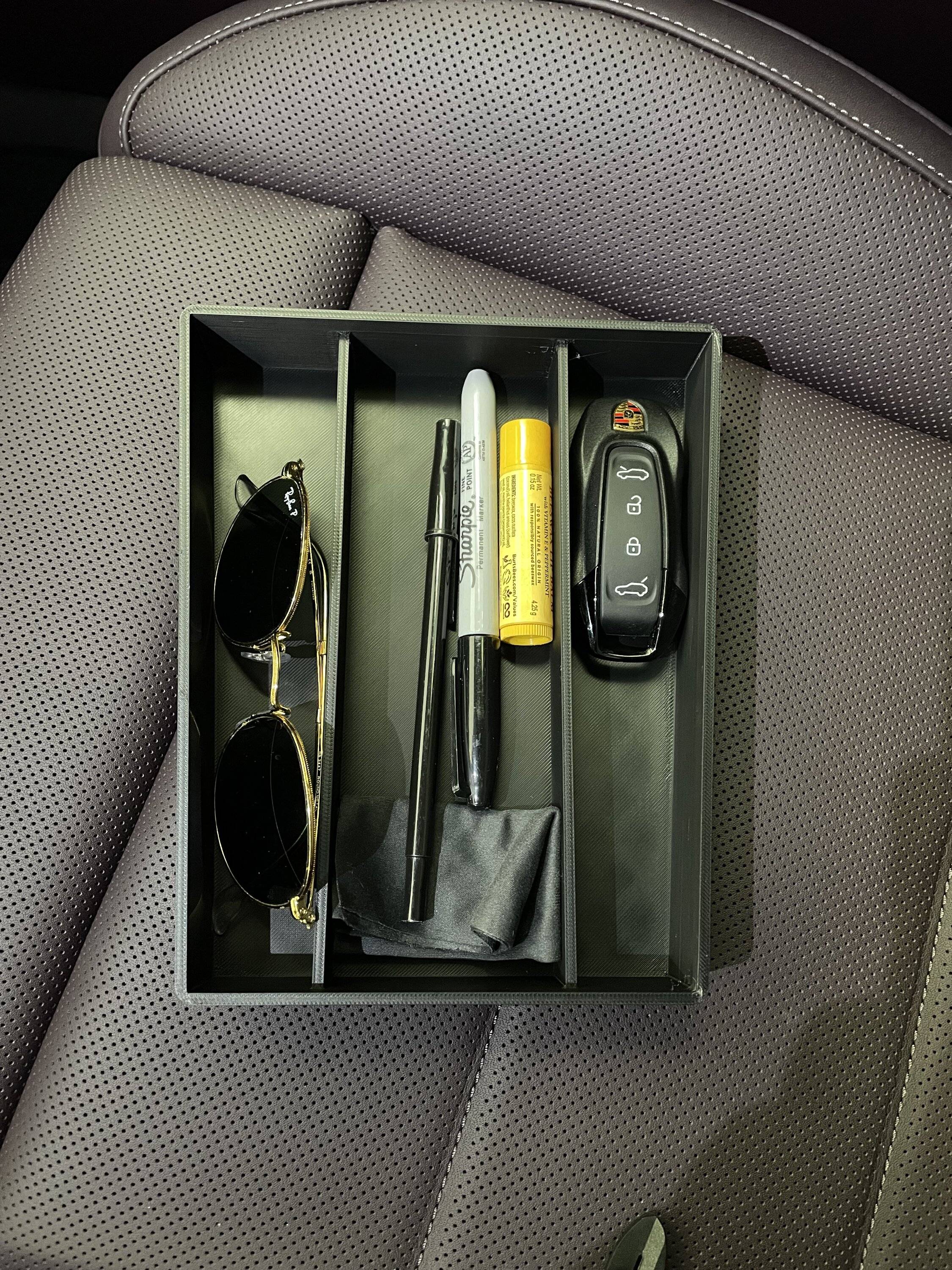 Electric Macan EV Custom Cubby Organizer IMG_3238