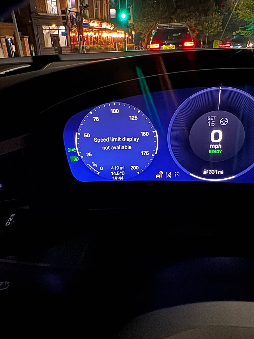 Electric Macan EV Assistance Systems Error - Speed Limit Display (warning message) IMG_3427