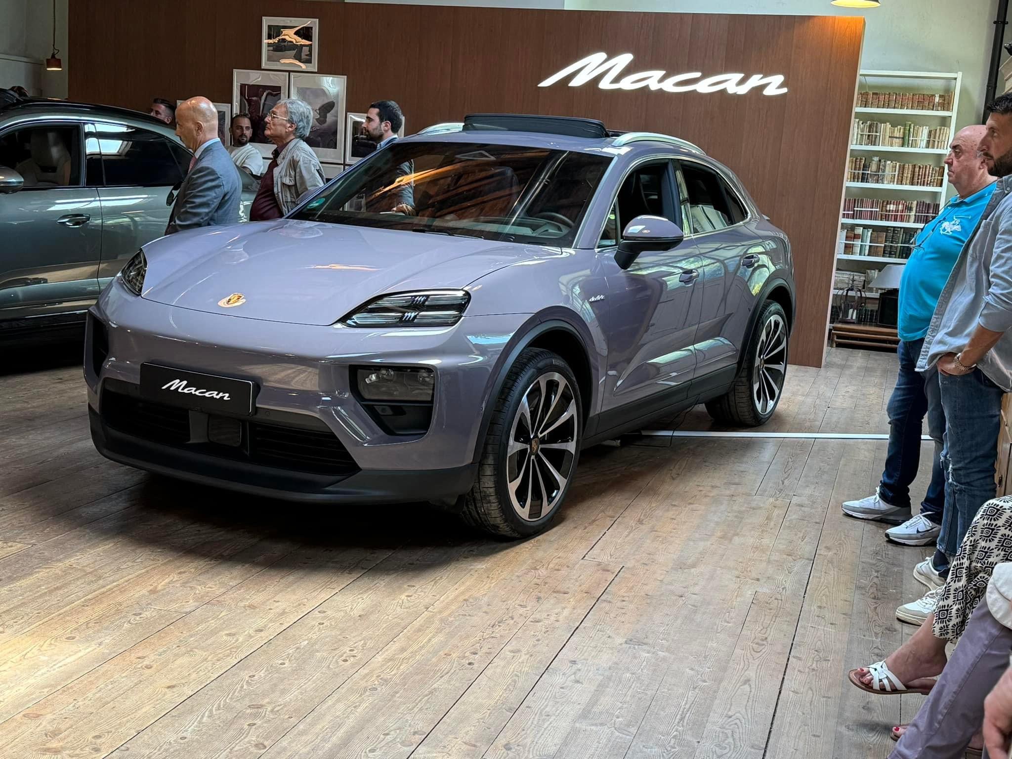 Electric Macan EV Macan EV Presentation in Rome -- Turbo and Macan EV 4 IMG_4185