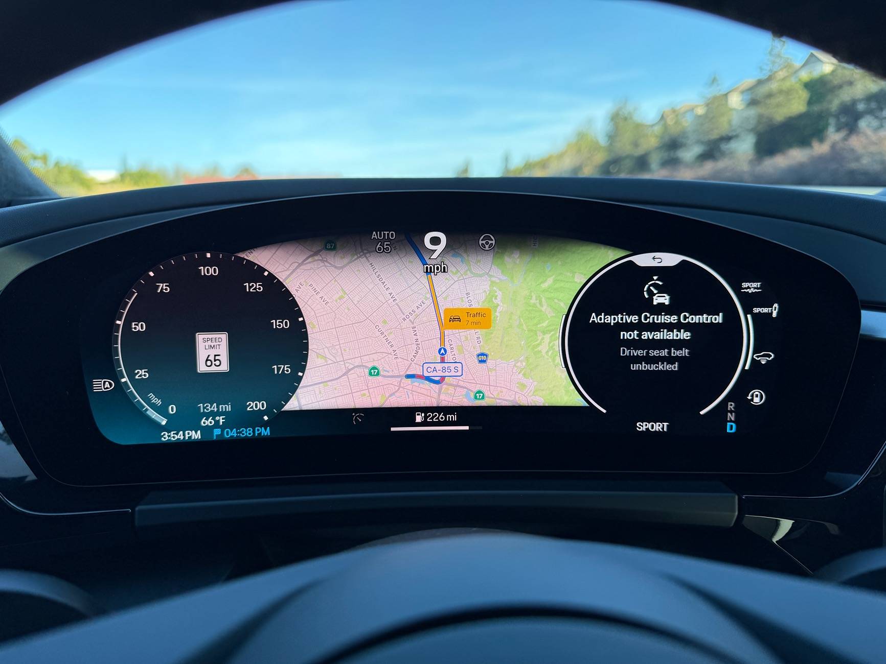 Electric Macan EV Assistance Systems Error - Speed Limit Display (warning message) IMG_4461