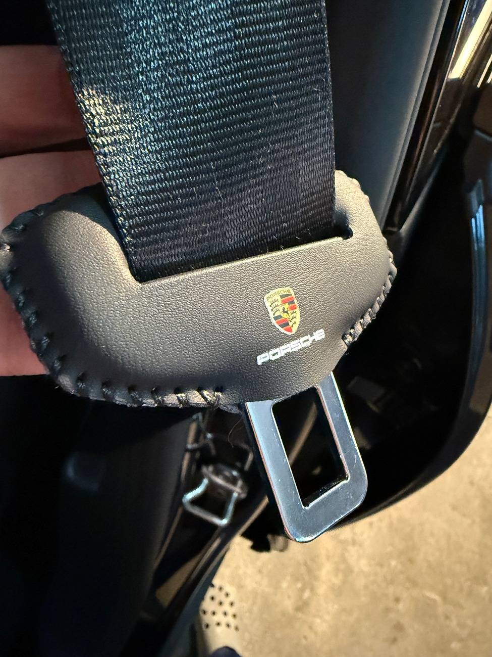 Electric Macan EV Seat belt hook cover (no more hook slamming against pillar) IMG_5137.JPG