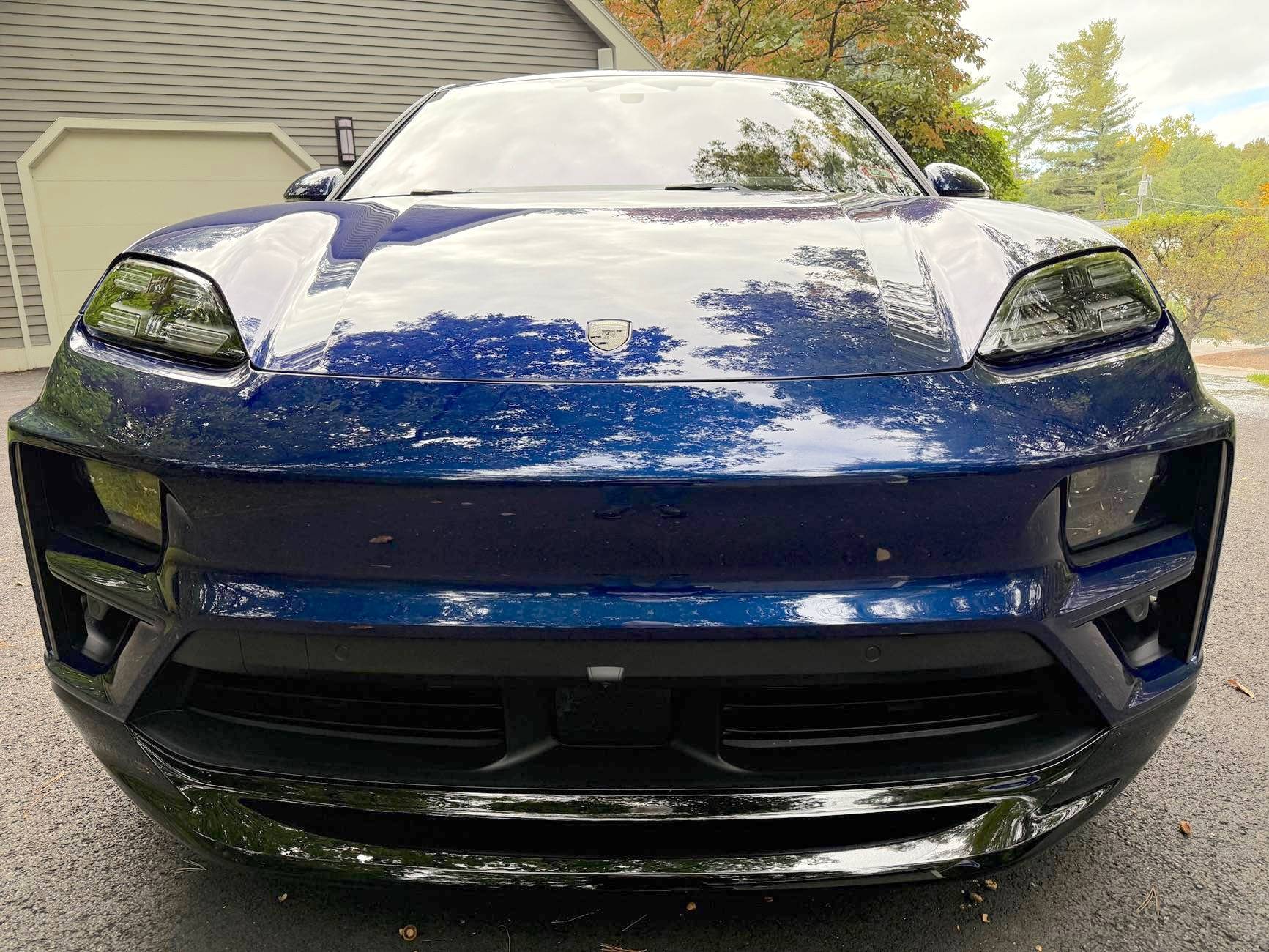 Electric Macan EV Beautiful new Gentian Blue / Bordeaux Red Macan Turbo EV Delivered Monday (NH) IMG_5494 (1)