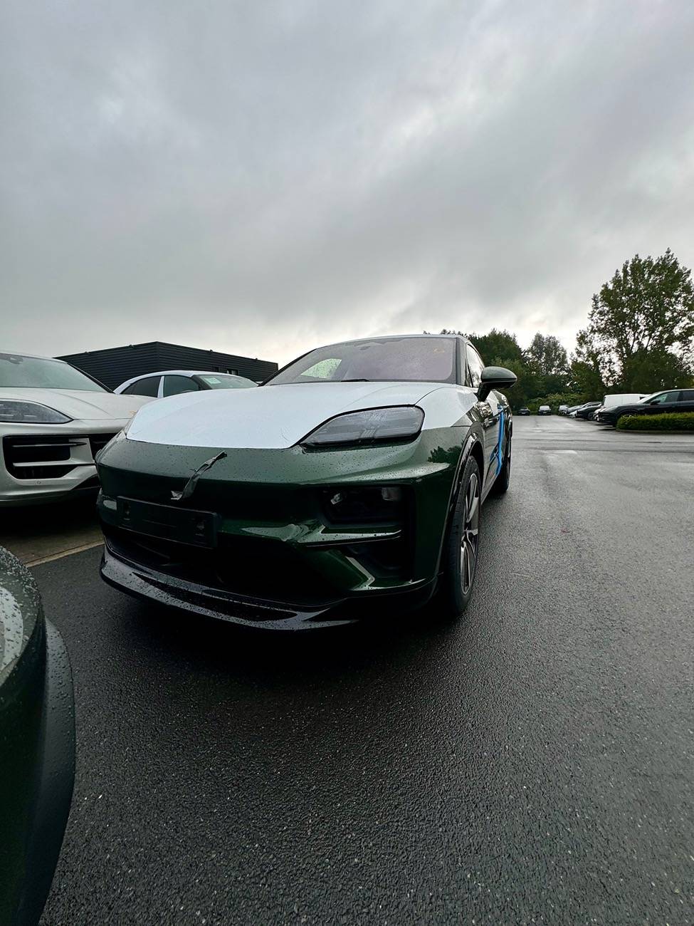 Macan EV New Macan 4 and Turbo EV delivery to local dealer (photos) IMG_5966