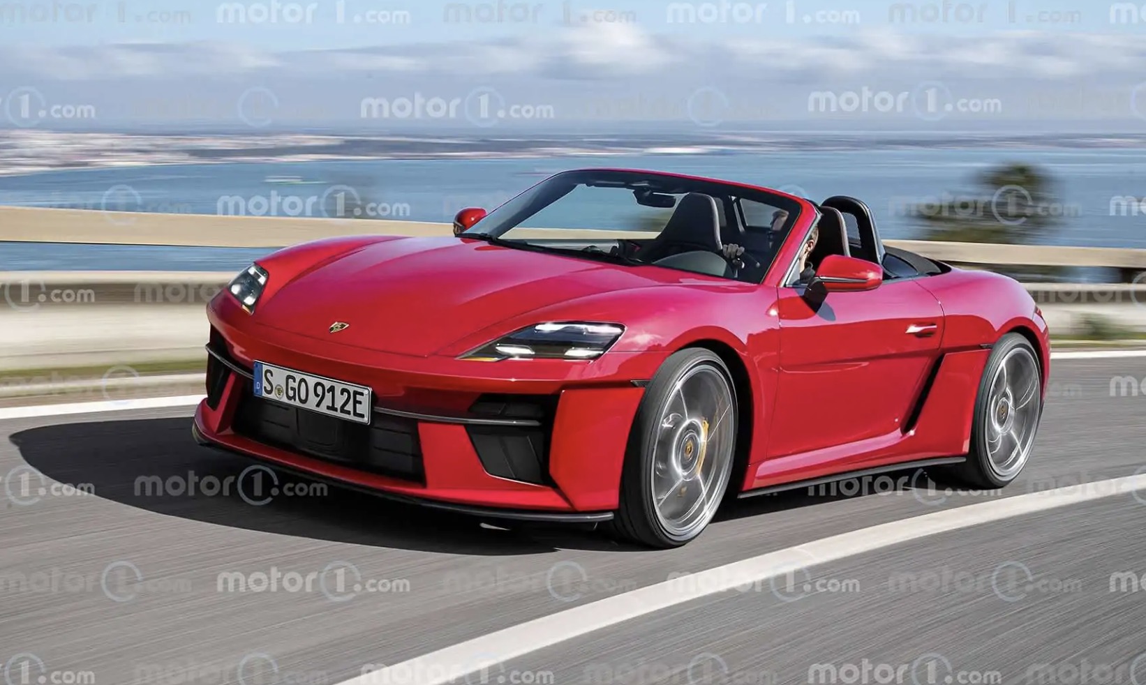 Electric Macan EV Boxster EV Rendering Porsche Boxster EV