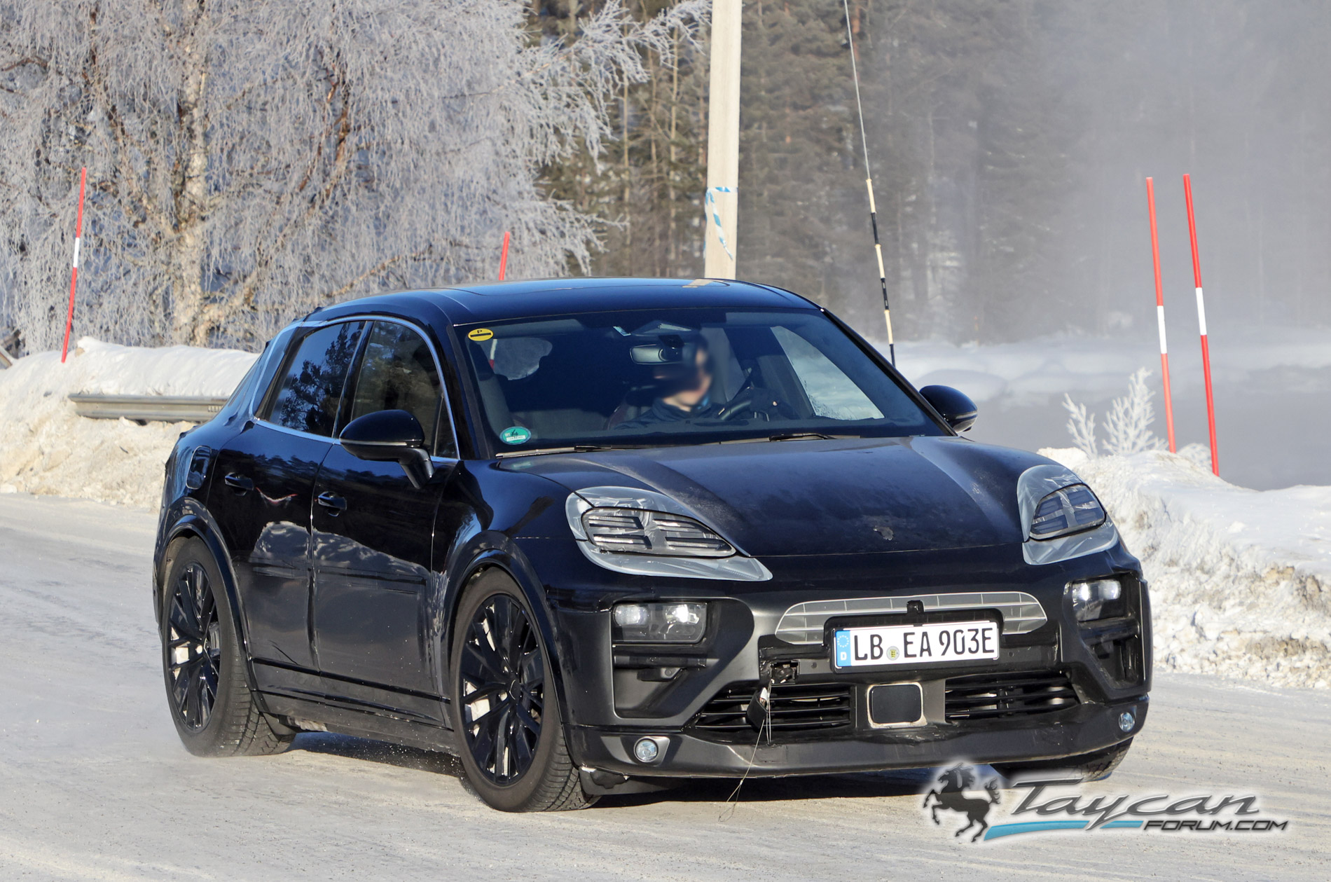 Electric Macan EV Macan EV Interior Spied Uncovered! + Latest Cold Climate Testing Photos Porsche Macan 10