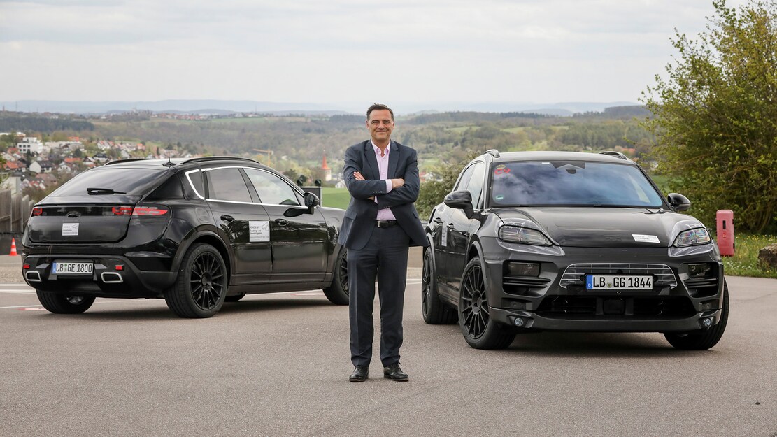 Electric Macan EV First official Macan BEV photos Porsche-Macan-BEV-Prototype-8