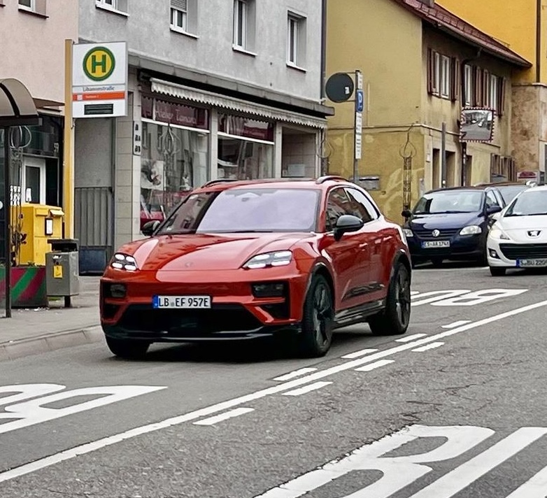 Electric Macan EV PAPAYA Macan EV Photos Thread porsche macan ev electric papaya