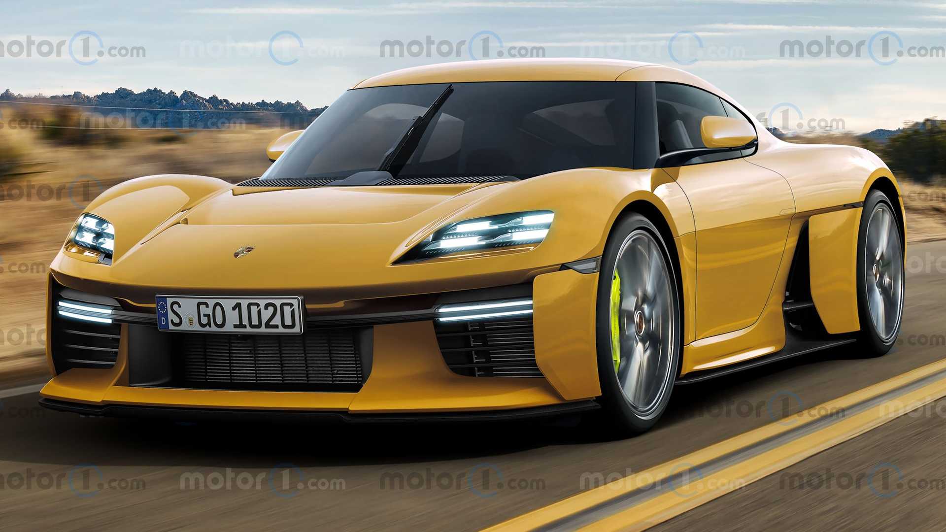 Electric Macan EV Porsche 718 / 983 Boxster / Cayman EV Sports Car Announced For 2025 Launch porsche-mission-r-production-renderings