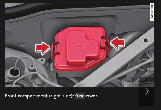 Electric Macan EV Dashcam installation issues -- fuse box location? Q6frootlocation