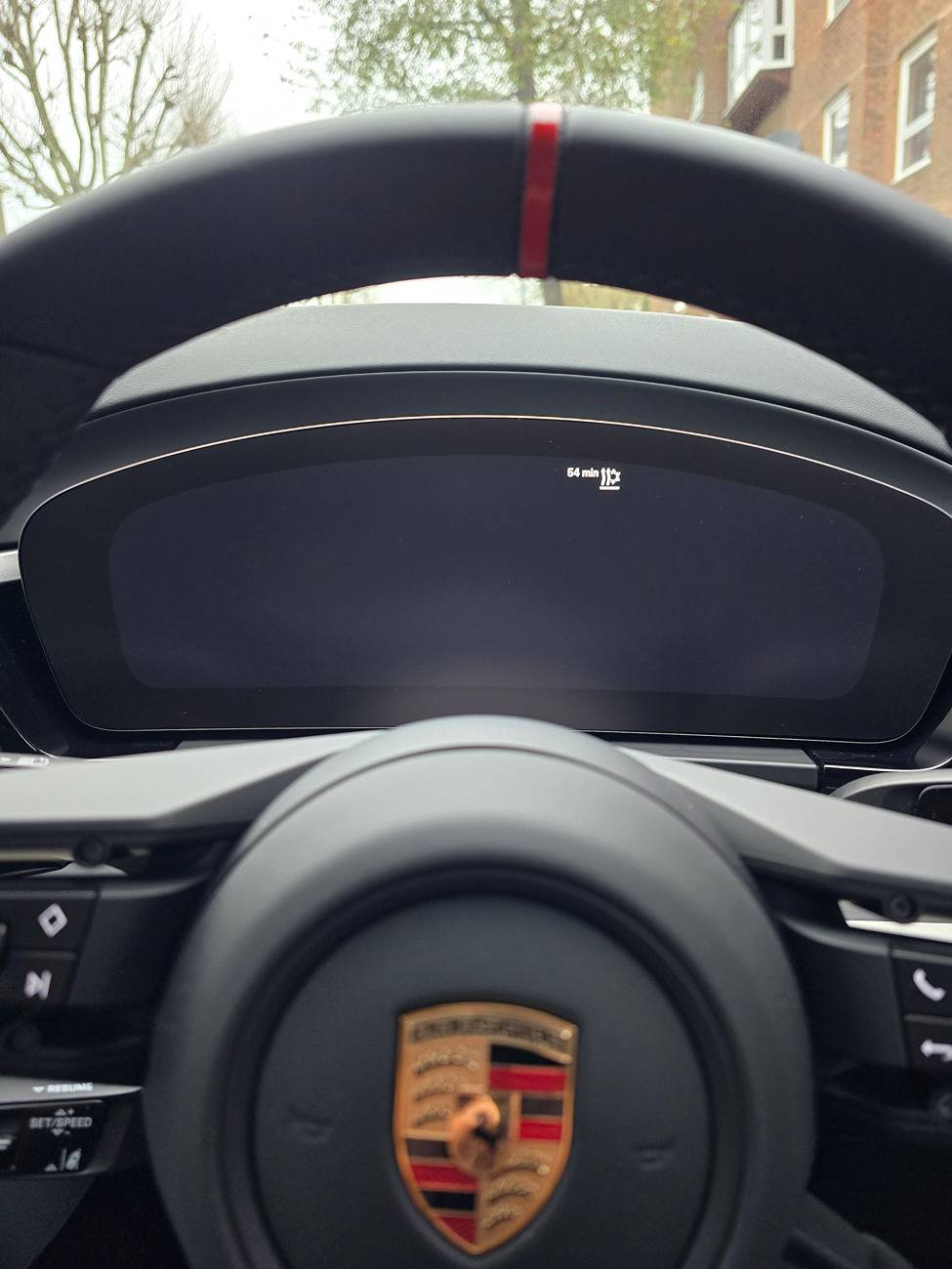 Electric Macan EV Piano black climate control: how will you protect it? screen protect 2