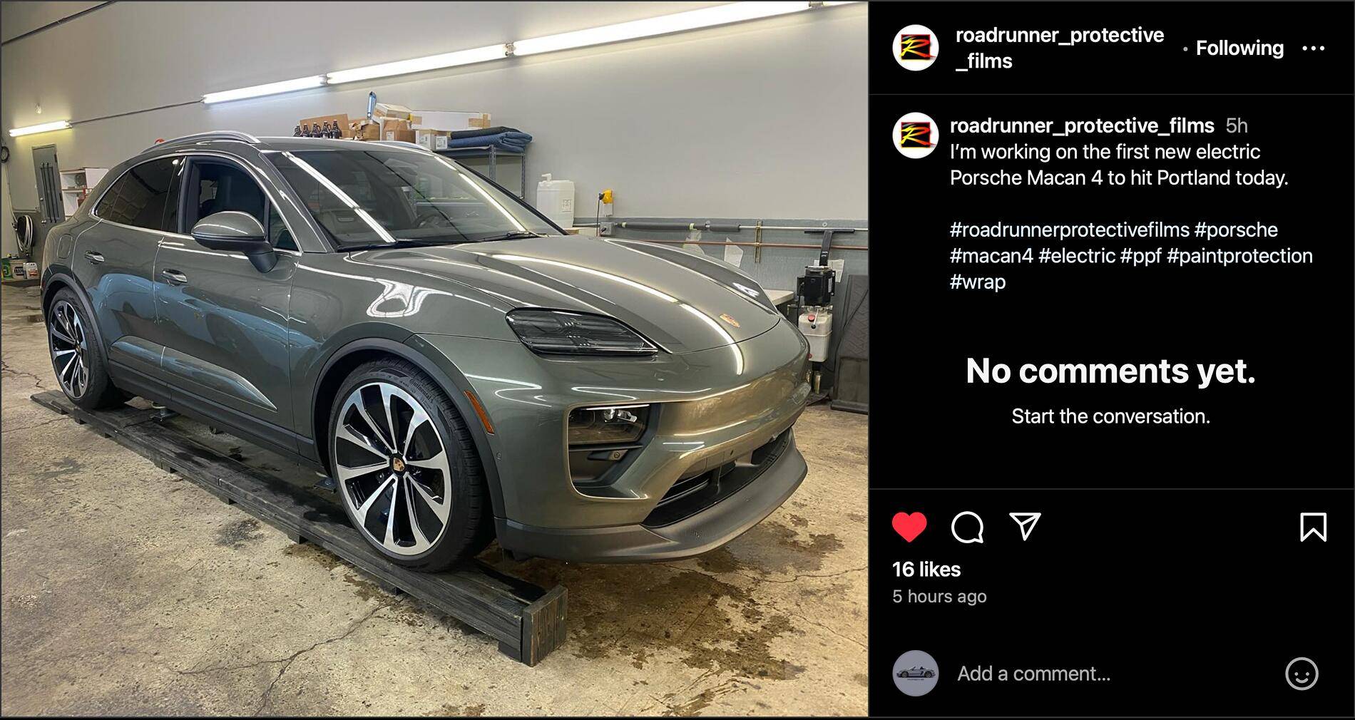 Electric Macan EV XPEL Ultimate PPF Install Complete on my Macan EV Screenshot 2024-09-26 at 4.52.37 PM