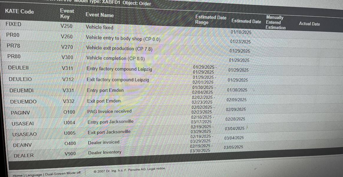 Electric Macan EV What's the order / delivery status of your Macan EV? [Update your status if/when it changes] Screenshot 2024-11-25 at 4.16.35 PM