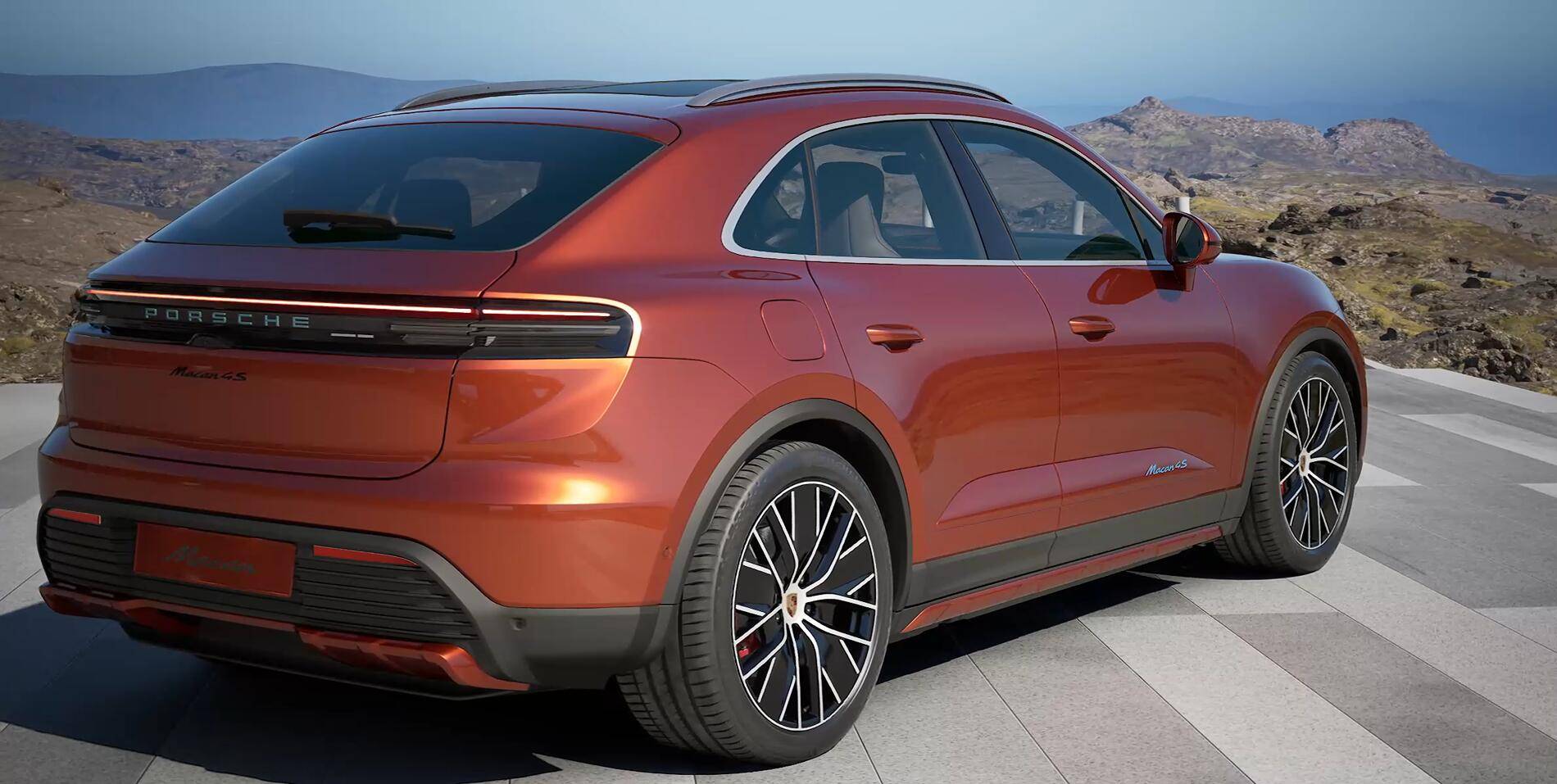 Electric Macan EV Porsche Taillight/Light Strip Lettering: 4Color Options Screenshot 2025-01-25 at 19-20-30 Macan 4S Porsche Car Configurator