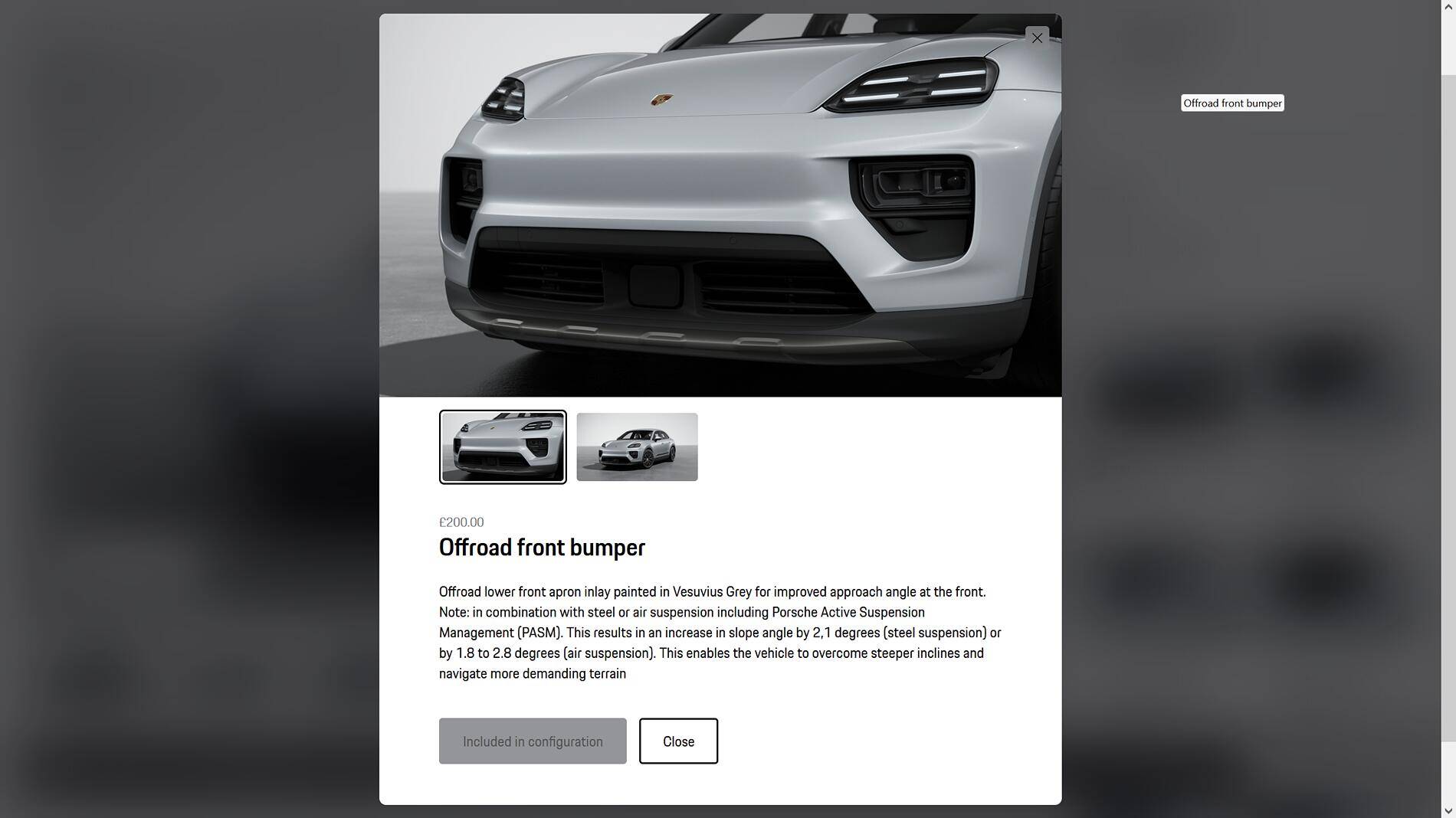 Electric Macan EV The actual offroad ground clearance? Screenshot (39)