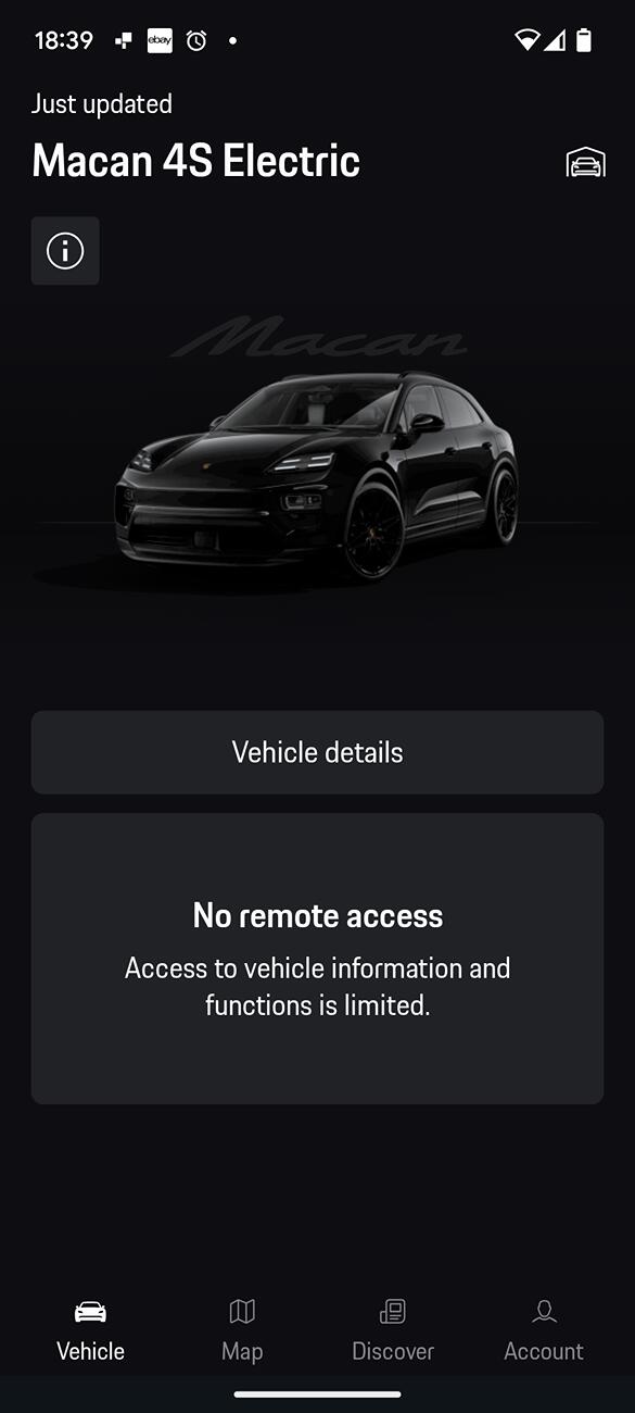 Electric Macan EV My Porsche ID & App Screenshot_20241122-183925