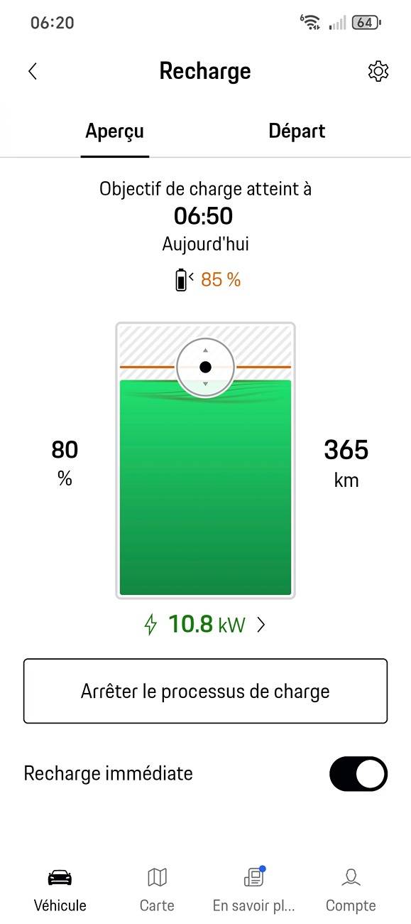 Electric Macan EV [Poll] - Porsche charging specification lie?  Macan is not allowing 11 kW max charge rate - capped at 40 amps? 9.6 kW max rate. Screenshot_20241125_062057_de_porsche_one_MainActivity