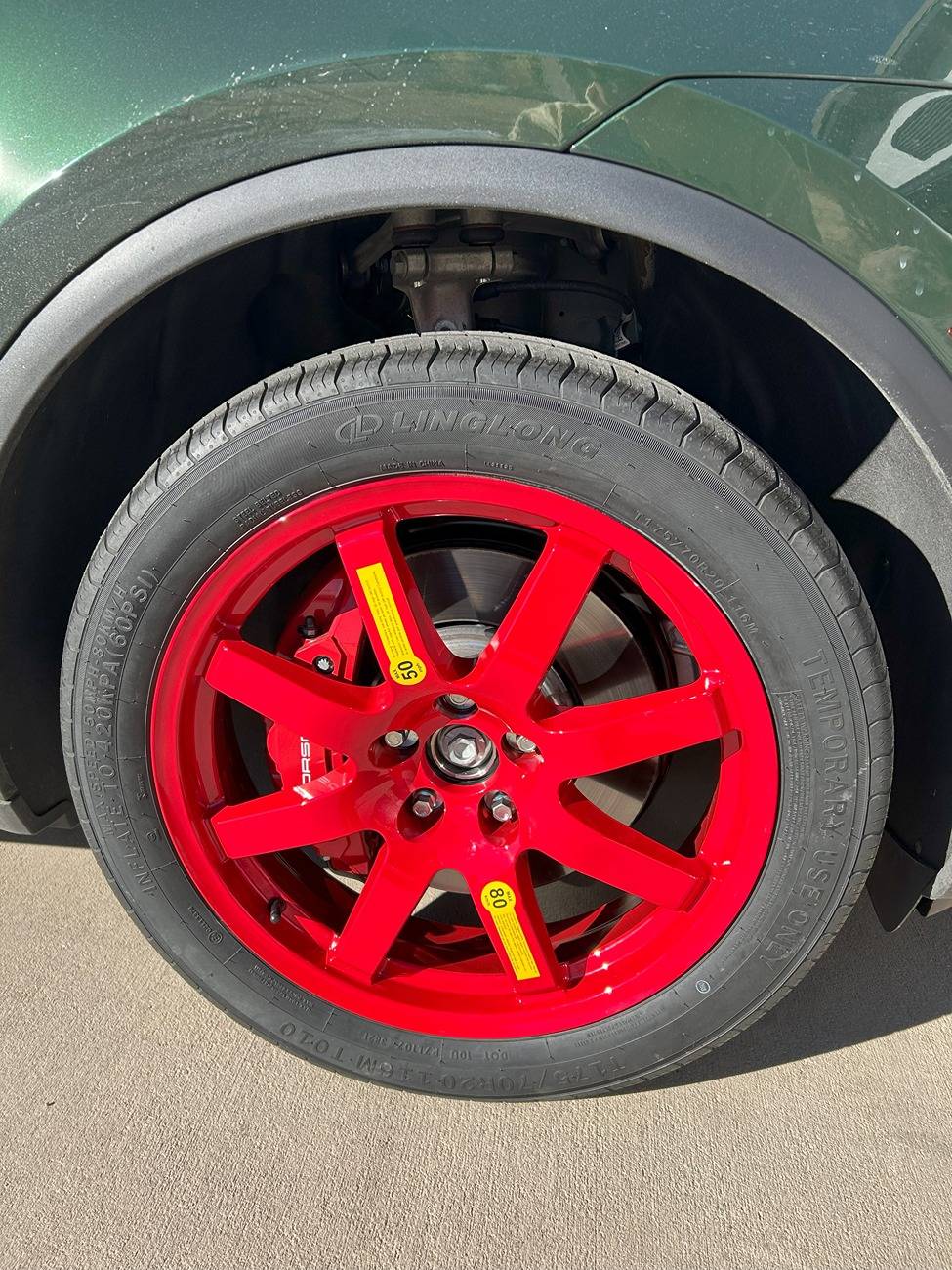 Electric Macan EV Spare Tire found! Spare Tire 3