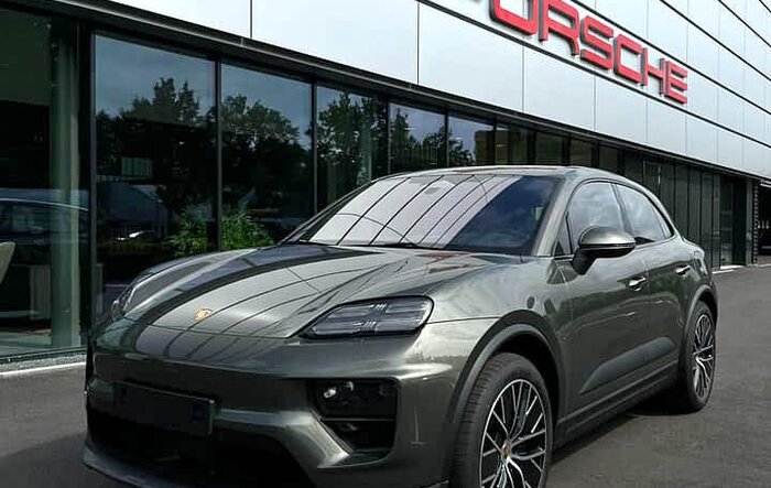 Macan Electric EV delivered to Netherlands dealer