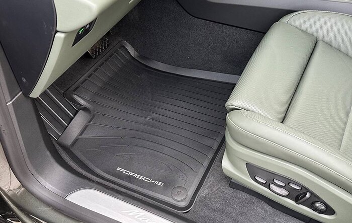 OEM Rubber All-Weather Floor Mats and Cargo Tray - installed photos