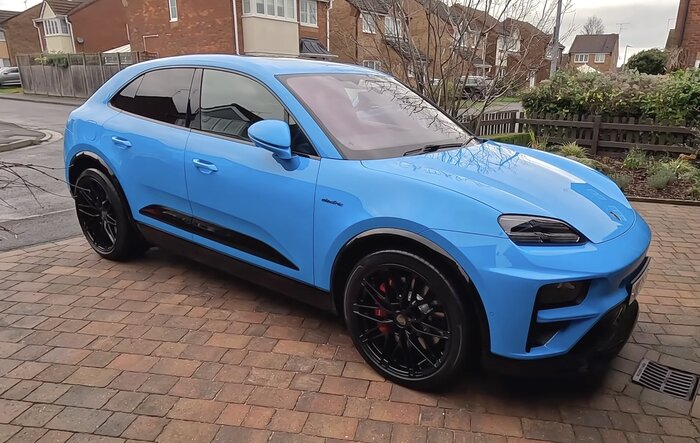 🎨 PTS Riviera Blue 🚙  Macan EV Turbo - My Introduction Video