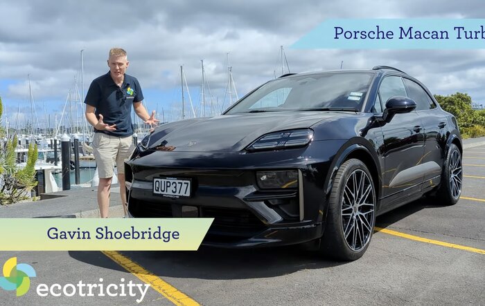 New Macan Turbo EV Review Video by Gavin@ Ecotricity